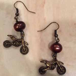 Twigs motorcycle earrings